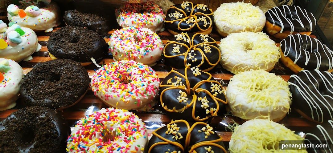 Assorted Donuts Display