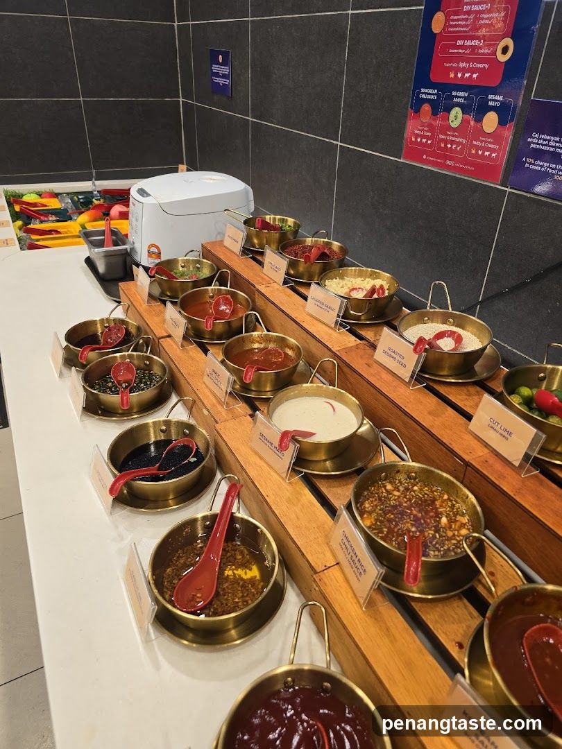 Dipping Sauce Station