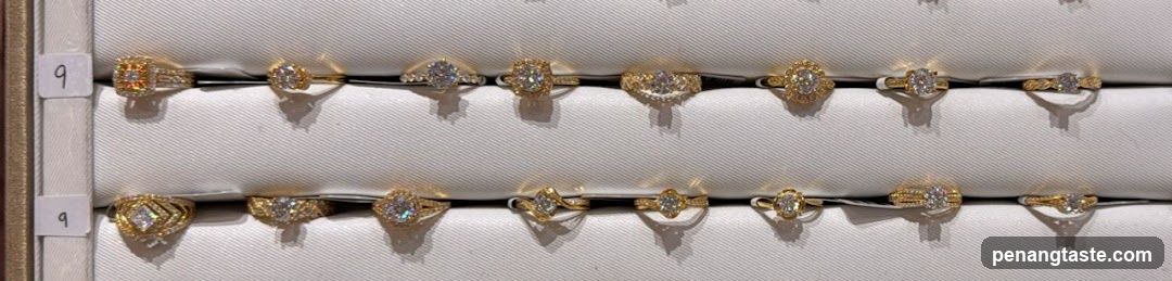 Gold Ring Display