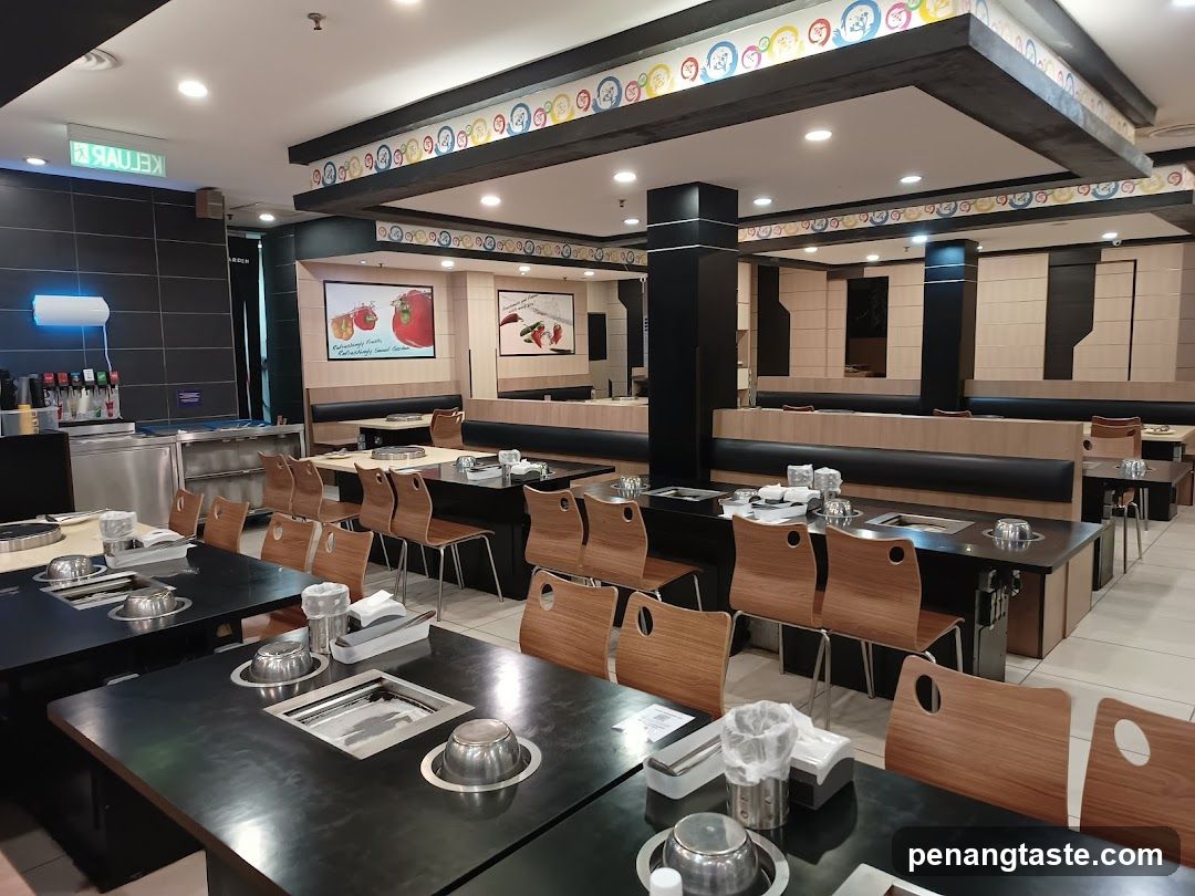 Interior of a Japanese-style restaurant
