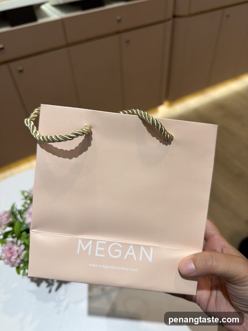 Megan Jewelry Shopping Bag