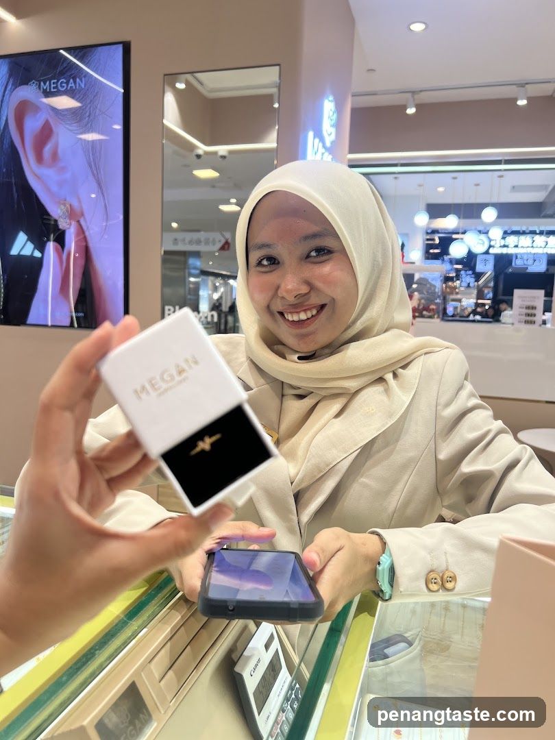 Jewelry Store Interior with Staff and Product Display