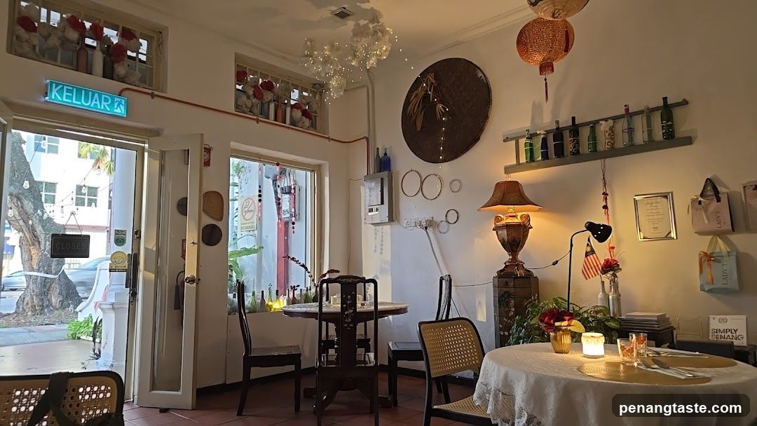 Interior of a cozy restaurant or cafe