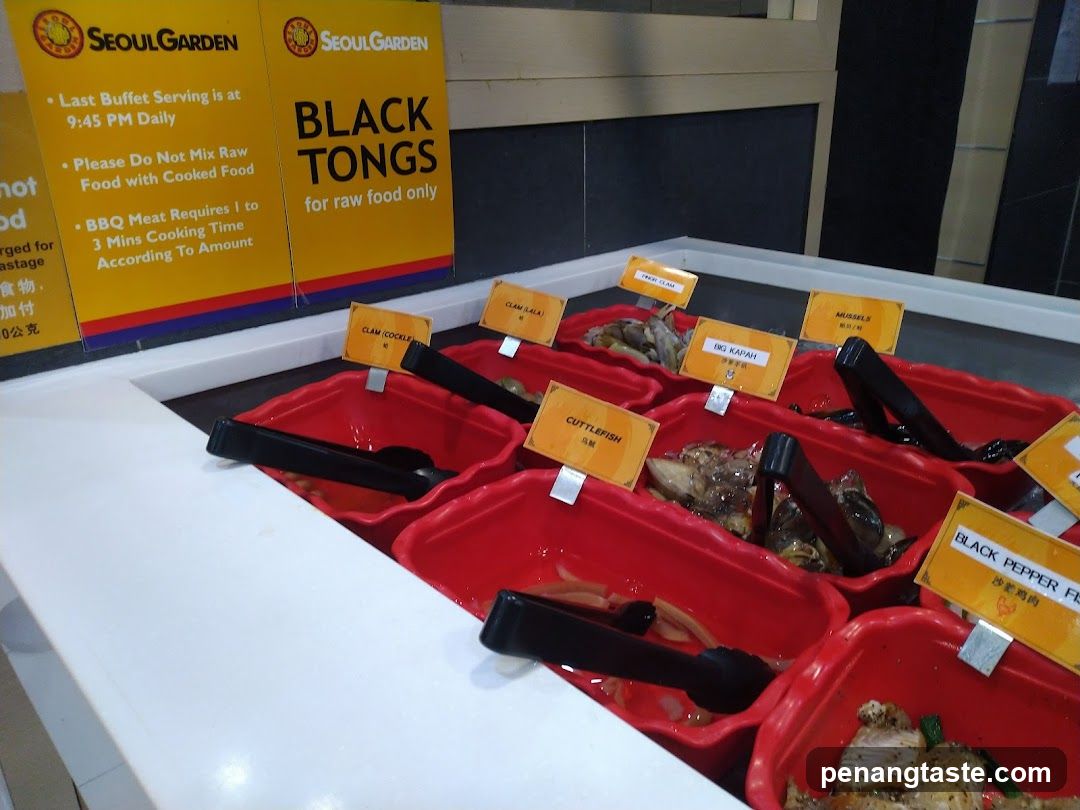 Seoul Garden Buffet Food Station