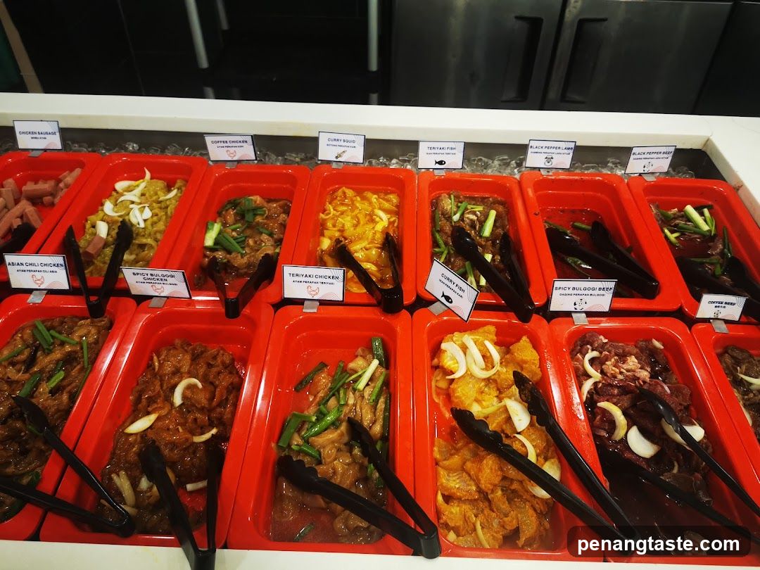 Buffet Food Display