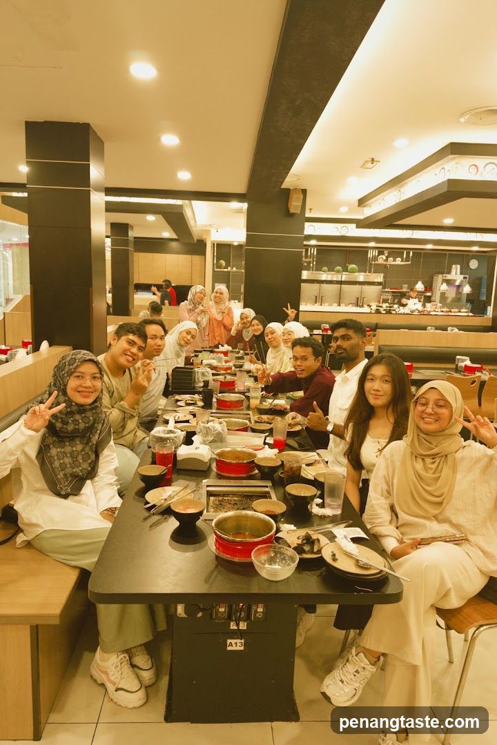 Group Dining at Restaurant