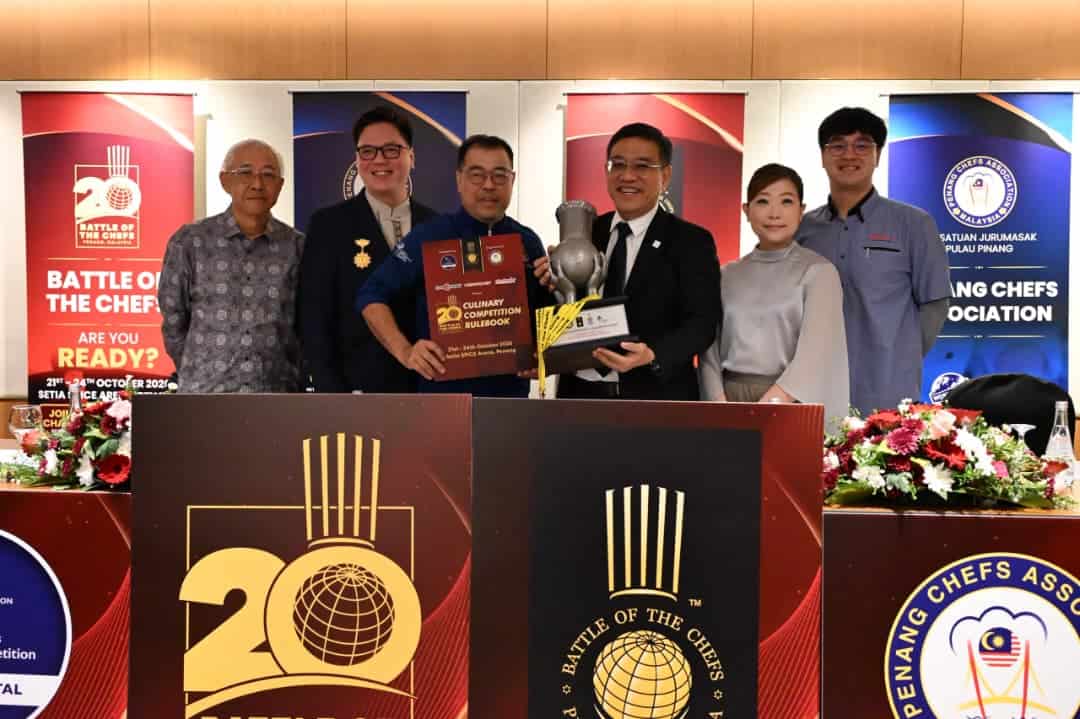 Penang officials and organisers at the Battle of the Chefs 2026 press conference