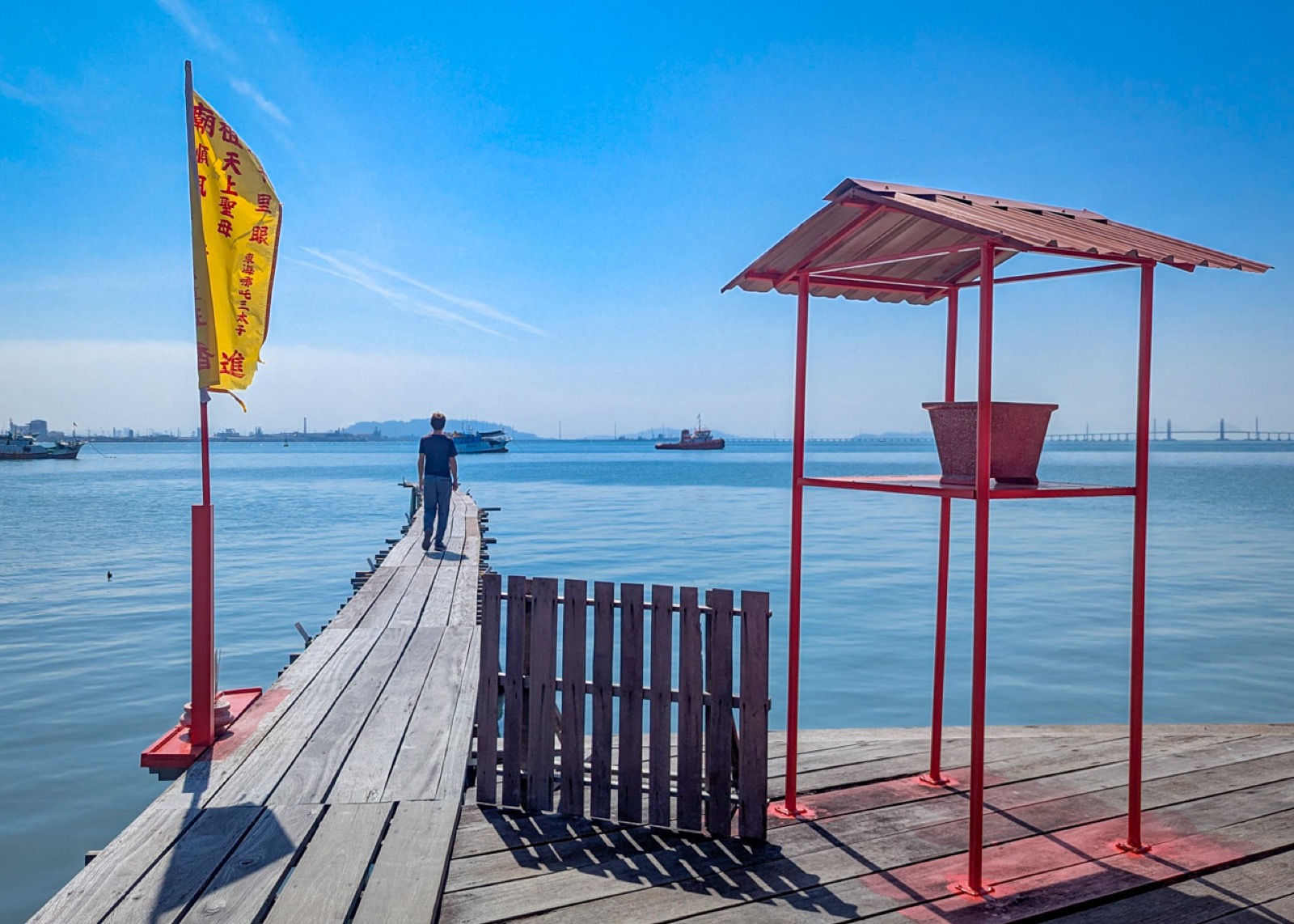 Clan Jetties walkway at Weld Quay, George Town, a Mid-Autumn Festival lantern route on 29 September 2026