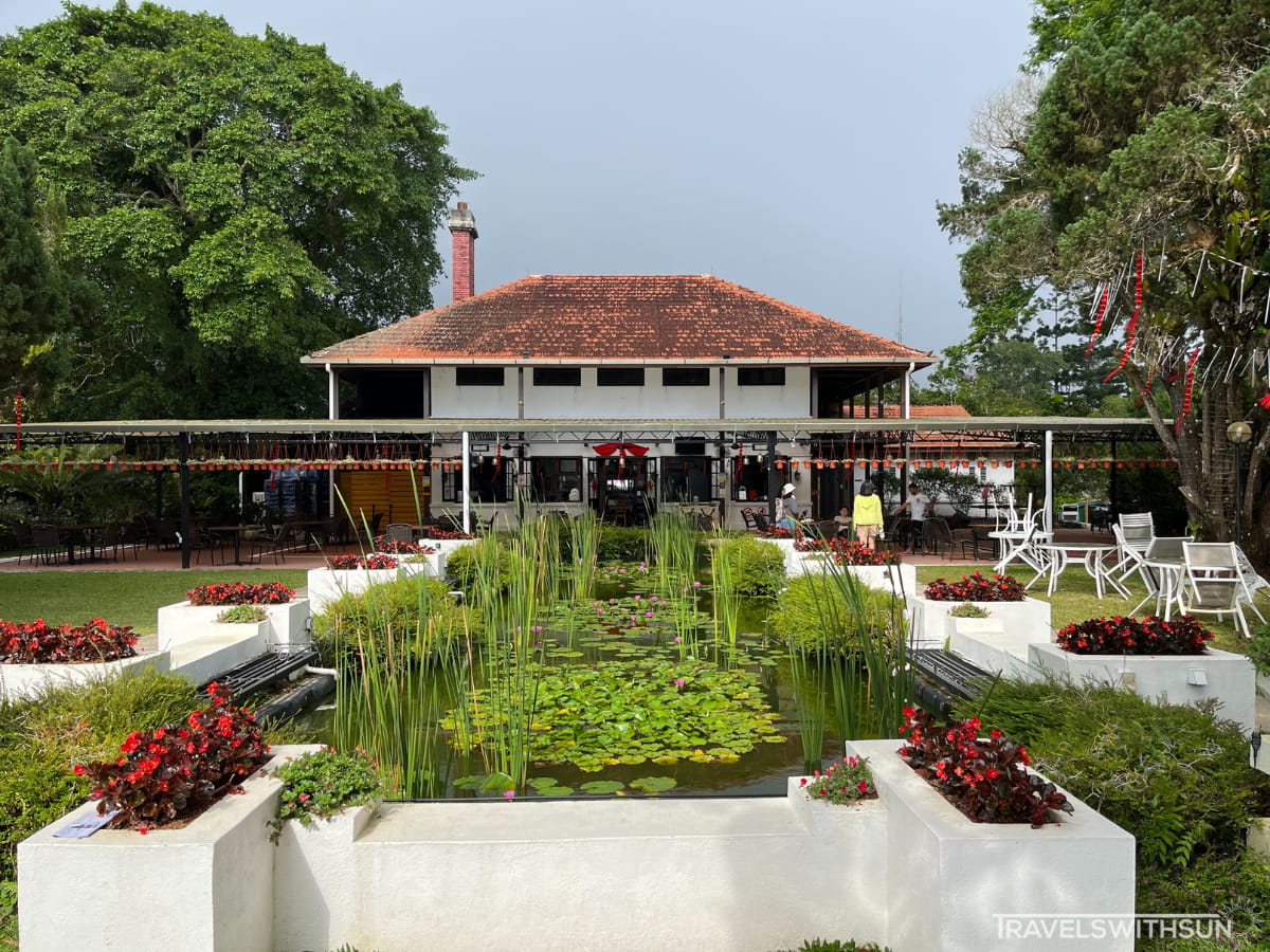 David Brown's Restaurant and Tea Terraces, an English tea house with a garden terrace on Penang Hill